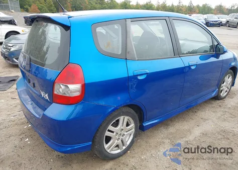 2008 Honda Fit Sport из США, поврежденный, VIN JHMGD38648S027763
